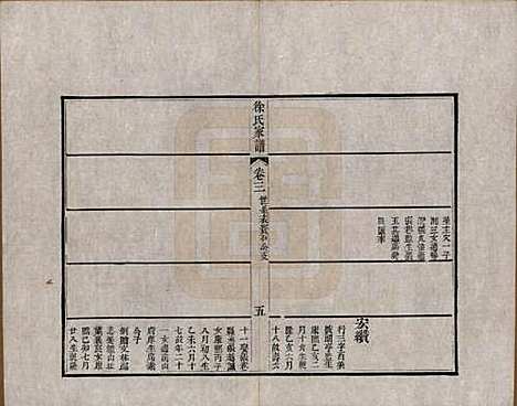 江苏[徐姓] 徐氏家谱八卷首一卷 — 清嘉庆五年（1800）_三.pdf