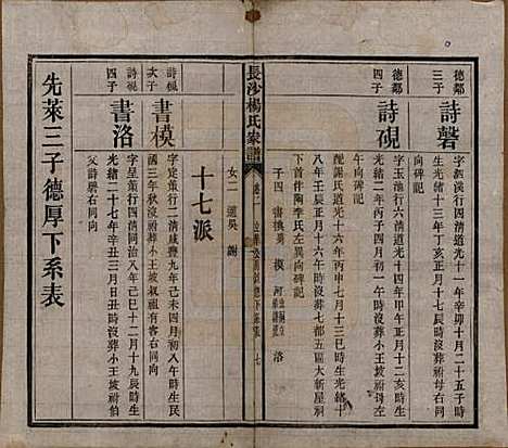 湖南[杨姓] 长沙杨氏家谱 — 民国14年(1925)_二.pdf