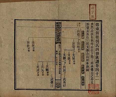 湖南[杨姓] 邵东新桥杨氏四修族谱 — 民国30年[1941]_四十二.pdf