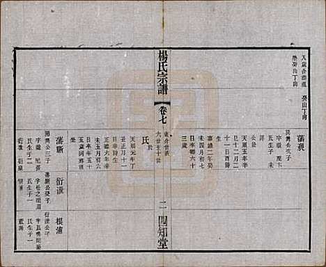 江苏[杨姓] 毗陵杨氏宗谱十二卷 — 民国二十年（1931）_七.pdf