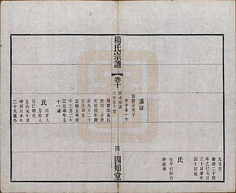 江苏[杨姓] 毗陵杨氏宗谱十二卷 — 民国二十年（1931）_十.pdf