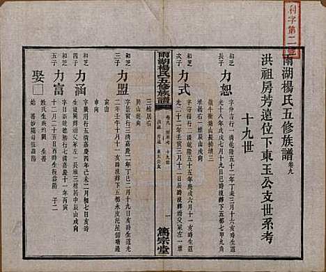 湖南[杨姓] 雨湖杨氏五修族谱二十卷 — 民国二十年（1931）_九.pdf