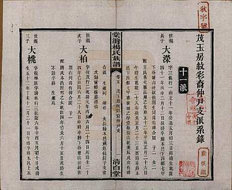 湖南[杨姓] 中湘棠湾杨氏六修谱二十卷 — 民国十五年（1926）_五.pdf