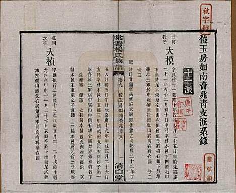 湖南[杨姓] 中湘棠湾杨氏六修谱二十卷 — 民国十五年（1926）_九.pdf