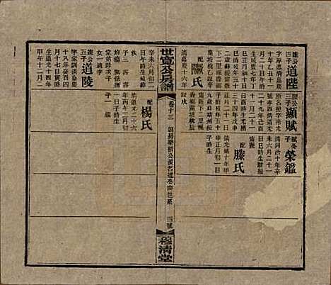 湖南[尹姓] 洞霞尹氏宽公房谱 — 民国3年[1914]_十三.pdf