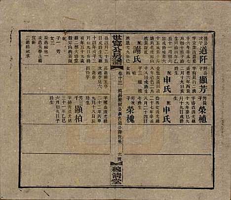 湖南[尹姓] 洞霞尹氏宽公房谱 — 民国3年[1914]_十三.pdf