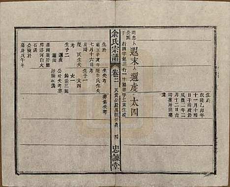 中国[余姓] 余氏宗谱八卷首三卷 — 民国十五年（1926）_二.pdf