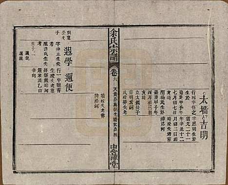 中国[余姓] 余氏宗谱八卷首三卷 — 民国十五年（1926）_六.pdf