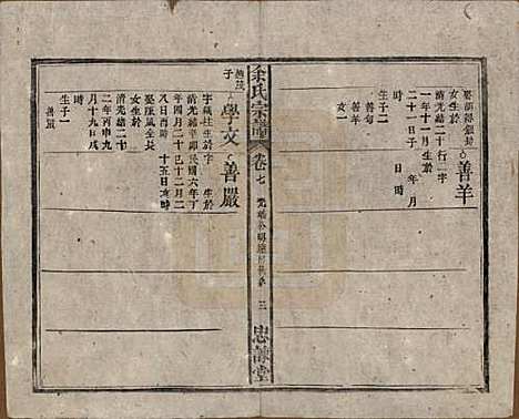 中国[余姓] 余氏宗谱八卷首三卷 — 民国十五年（1926）_七.pdf