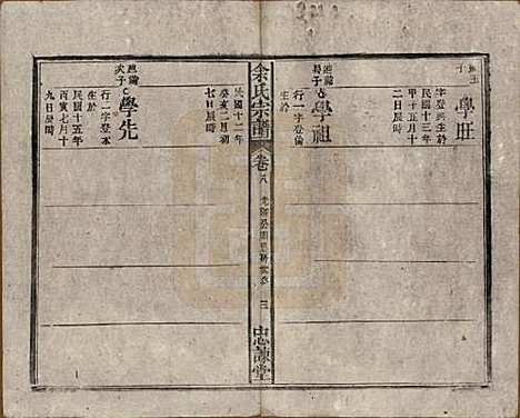 中国[余姓] 余氏宗谱八卷首三卷 — 民国十五年（1926）_八.pdf