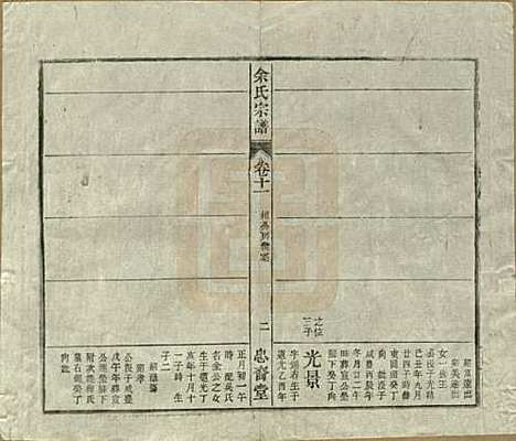 中国[余姓] 余氏宗谱十八卷 — 清光绪二十七年（1901）_十一.pdf