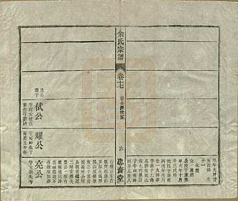 中国[余姓] 余氏宗谱十八卷 — 清光绪二十七年（1901）_十七.pdf