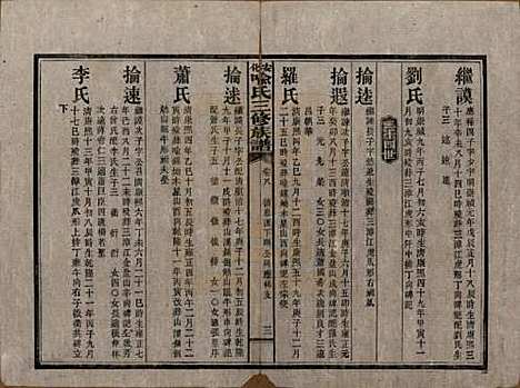 湖南[喻姓] 安化喻氏三修族谱 — 民国15年[1926]_八.pdf