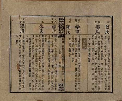 湖南[袁姓] 杨林袁氏四修族谱 — 民国三十一年（1942）_五.pdf