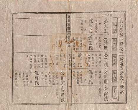 中国[袁姓] 袁氏族谱九卷首一卷次一卷末一卷 — 清道光七年（1827）_九.pdf