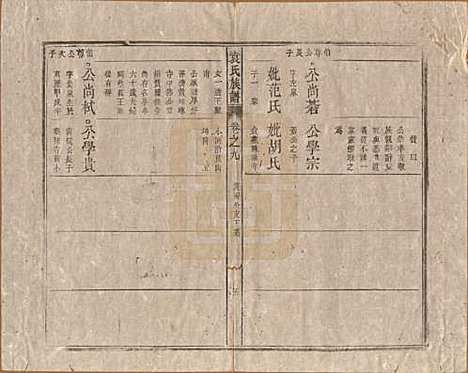 中国[袁姓] 袁氏族谱九卷首一卷次一卷末一卷 — 清道光七年（1827）_九.pdf