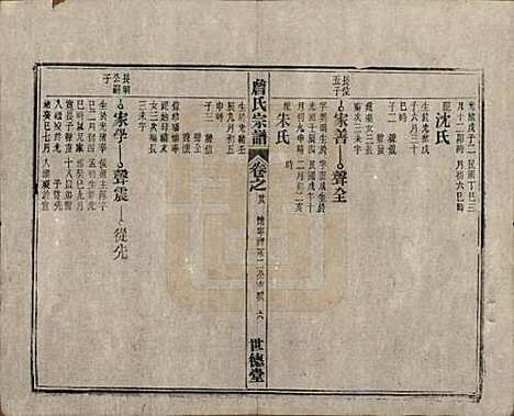 安徽[詹姓] 詹氏宗谱 — 民国10年[1921]_二十八.pdf