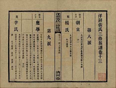 湖南[张姓] 洋湖张氏三修族谱 — 民国二十六年年(1937)_十三.pdf