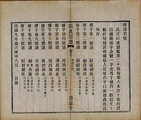 江苏[张姓] 张氏宗谱十卷 — 民国九年（1920）_十.pdf