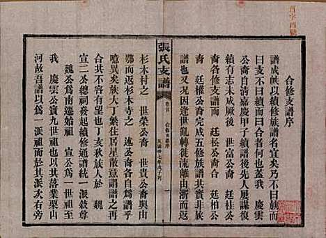 湖南[张姓] 张氏庆云公房支谱 — 民国三十八年(1949)_一.pdf