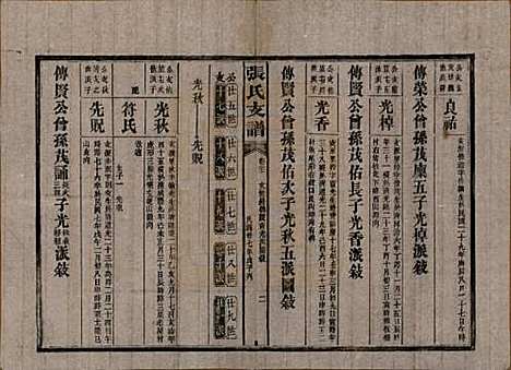 湖南[张姓] 张氏庆云公房支谱 — 民国三十八年(1949)_二十一.pdf