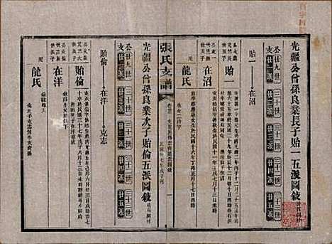 湖南[张姓] 张氏庆云公房支谱 — 民国三十八年(1949)_三十三.pdf