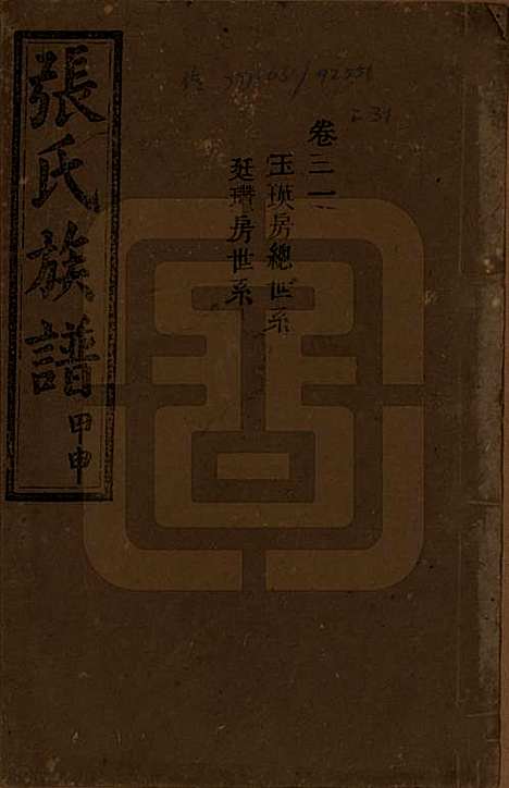 湖南[张姓] 张氏四修族谱 — 民国三十三年(1944)_三十一.pdf