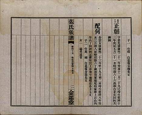 湖南[张姓] 张氏三修族谱六十四卷首一卷末一卷 — 民国十一年(1922)_四十五.pdf