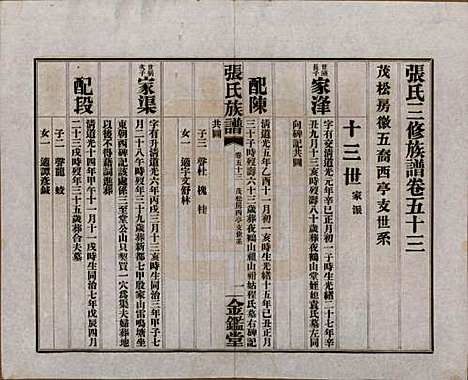 湖南[张姓] 张氏三修族谱六十四卷首一卷末一卷 — 民国十一年(1922)_五十三.pdf