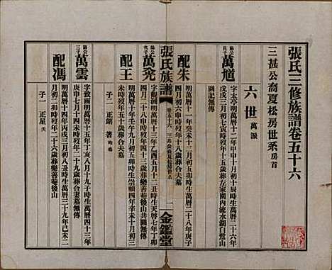 湖南[张姓] 张氏三修族谱六十四卷首一卷末一卷 — 民国十一年(1922)_五十六.pdf