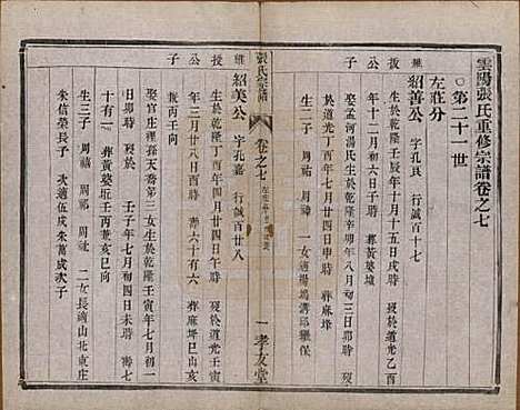 江苏[张姓] 张氏宗谱十卷 — 清光绪二十一年（1895）_七.pdf