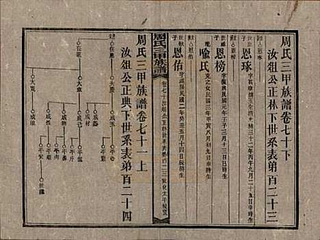 湖南[周姓] 周氏三甲四修族谱 — 民国19年[1930]_七十一.pdf