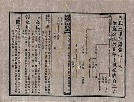 湖南[周姓] 周氏三甲四修族谱 — 民国19年[1930]_七十九.pdf