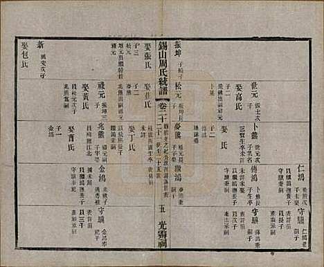 江苏[周姓] 锡山周氏大统宗谱七十四卷 — 民国八年（1919）_二十.pdf