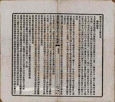 湖南[周姓] 湘潭龙山周氏五修族谱不分卷 — 民国二十年（1931）_一.pdf