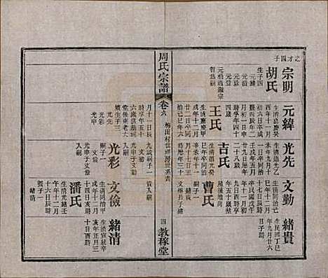 湖北[周姓] 黄陂周氏宗谱十卷 — 民国十二年（1923）_六.pdf