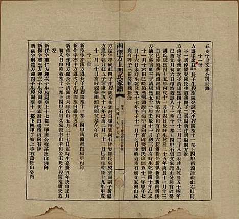 湖南[周姓] 湘潭方上周氏七修家谱一百六十六卷 — 民国十九年（1930）_五十二.pdf