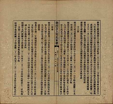 湖南[周姓] 湘潭方上周氏七修家谱一百六十六卷 — 民国十九年（1930）_一百一.pdf