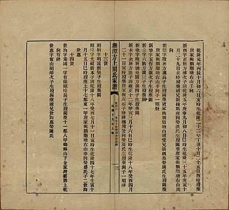 湖南[周姓] 湘潭方上周氏七修家谱一百六十六卷 — 民国十九年（1930）_一百三.pdf