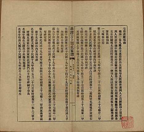 湖南[周姓] 湘潭方上周氏七修家谱一百六十六卷 — 民国十九年（1930）G158.pdf