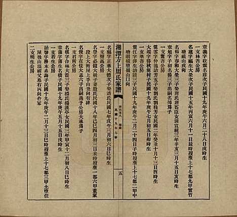 湖南[周姓] 湘潭方上周氏七修家谱一百六十六卷 — 民国十九年（1930）G158.pdf