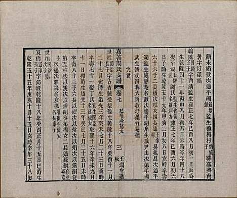 浙江[周姓] 嘉善周氏支谱十四卷首一卷 — 清道光十九年（1839）_七.pdf