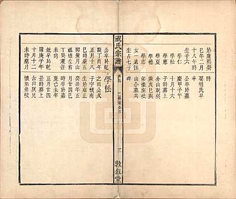 安徽[祝姓] 祝氏宗谱六卷 — 清嘉庆二十年（1815）_四.pdf