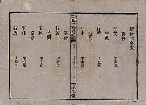 湖南[邹姓] 邹氏三修族谱 — 民国二十年(1931)_三.pdf