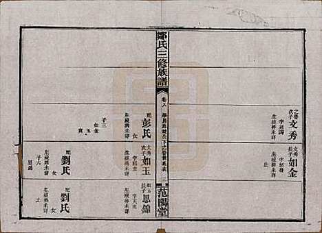 湖南[邹姓] 邹氏三修族谱 — 民国二十年(1931)_八.pdf