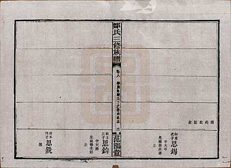 湖南[邹姓] 邹氏三修族谱 — 民国二十年(1931)_八.pdf