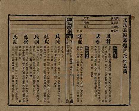 湖南[邹姓] 邹氏族谱二十一卷首二卷附来裔续编 — 清宣统三年（1911）_十.pdf