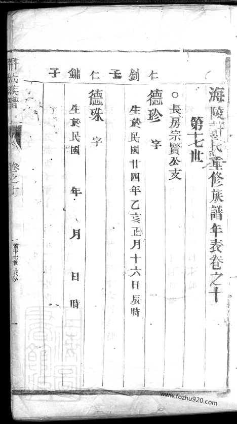 【海陵许氏重修族谱】_N0393.pdf