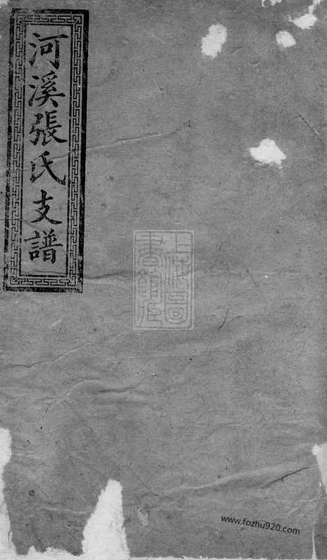 【醴陵东乡河溪张氏家谱】二十八卷_首一卷_末一卷_N0693.pdf