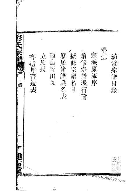 【彭氏宗谱】三十卷（湖北武汉家谱）_N0770.pdf